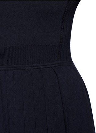 Detail View - Click To Enlarge - TORY BURCH - Veronica pleated stretch knit dress