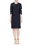 Figure View - Click To Enlarge - TORY BURCH - Veronica pleated stretch knit dress