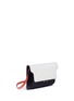 Detail View - Click To Enlarge - MARNI - 'Trunk' colourblock saffiano leather crossbody bag