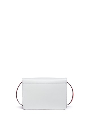 Detail View - Click To Enlarge - MARNI - 'Trunk' colourblock saffiano leather crossbody bag