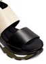 Detail View - Click To Enlarge - MARNI - Sneaker sole colourblock leather sandals