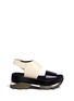 Main View - Click To Enlarge - MARNI - Sneaker sole colourblock leather sandals