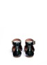 Back View - Click To Enlarge - MARNI - 'Sabot' colourblock ankle strap leather loafers