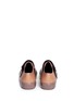 Back View - Click To Enlarge - MARNI - Colourblock band leather sneakers