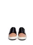 Front View - Click To Enlarge - MARNI - Colourblock band leather sneakers