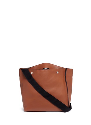 Main View - Click To Enlarge - MARNI - 'Voile' leather shopper tote