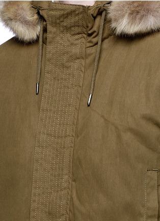 Detail View - Click To Enlarge - TOPMAN - Fleece lined parka