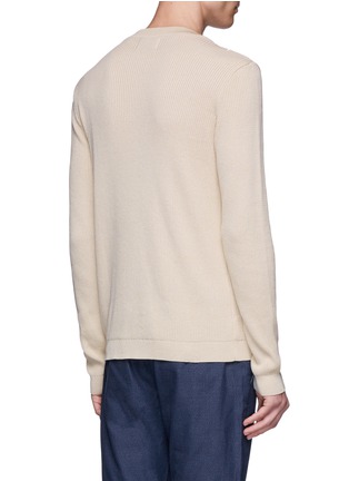 Back View - Click To Enlarge - TOPMAN - Boat neck rib knit sweater