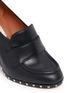 Detail View - Click To Enlarge - VALENTINO GARAVANI - 'Soul Rockstud' calfskin leather loafer pumps