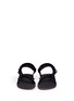 Front View - Click To Enlarge - VALENTINO GARAVANI - 'Rockstud' webbing strap sandals
