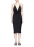 Main View - Click To Enlarge - T BY ALEXANDER WANG - Ruched tie front georgette cami dress
