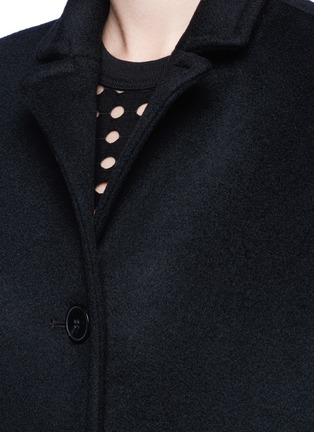 Detail View - Click To Enlarge - T BY ALEXANDER WANG - Felted wool long car coat