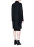 Back View - Click To Enlarge - T BY ALEXANDER WANG - Felted wool long car coat