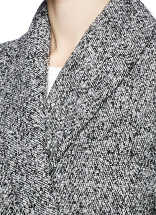 Detail View - Click To Enlarge - T BY ALEXANDER WANG - Belted wool blend bouclé coat
