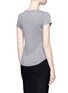Back View - Click To Enlarge - T BY ALEXANDER WANG - V-neck rayon jersey T-shirt