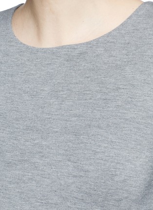Detail View - Click To Enlarge - T BY ALEXANDER WANG - Cutout back modal jersey long sleeve top
