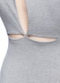 Detail View - Click To Enlarge - T BY ALEXANDER WANG - Cutout back modal jersey dress