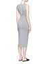 Back View - Click To Enlarge - T BY ALEXANDER WANG - Cutout back modal jersey dress