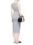 Figure View - Click To Enlarge - T BY ALEXANDER WANG - Cutout back modal jersey dress