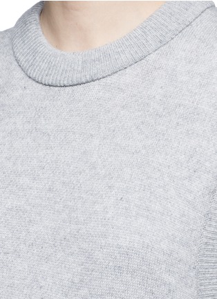 Detail View - Click To Enlarge - T BY ALEXANDER WANG - Wool-cashmere knit dickie