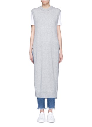 Main View - Click To Enlarge - T BY ALEXANDER WANG - Wool-cashmere knit dickie