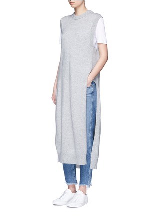 Figure View - Click To Enlarge - T BY ALEXANDER WANG - Wool-cashmere knit dickie