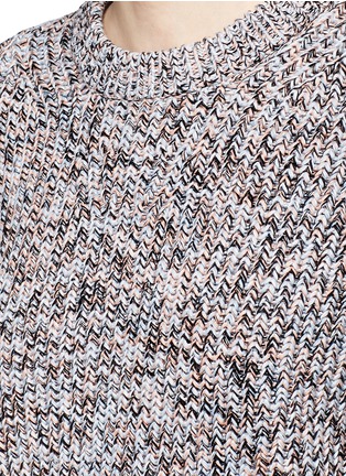 Detail View - Click To Enlarge - T BY ALEXANDER WANG - Marled cotton sweater