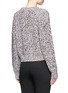 Back View - Click To Enlarge - T BY ALEXANDER WANG - Marled cotton sweater
