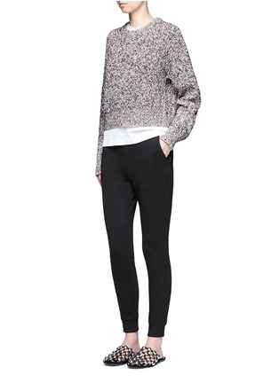 Figure View - Click To Enlarge - T BY ALEXANDER WANG - Marled cotton sweater