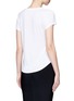 Back View - Click To Enlarge - T BY ALEXANDER WANG - Scoop neck T-shirt