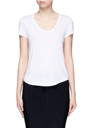 Main View - Click To Enlarge - T BY ALEXANDER WANG - Scoop neck T-shirt
