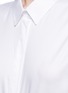 Detail View - Click To Enlarge - T BY ALEXANDER WANG - Slit yoke cotton poplin shirt
