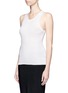 Front View - Click To Enlarge - T BY ALEXANDER WANG - Scoop neck rib knit tank top