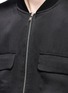 Detail View - Click To Enlarge - EQUIPMENT - Abbot' satin bomber jacket