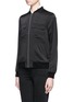 Front View - Click To Enlarge - EQUIPMENT - Abbot' satin bomber jacket