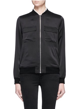 Main View - Click To Enlarge - EQUIPMENT - Abbot' satin bomber jacket