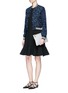 Figure View - Click To Enlarge - ALICE & OLIVIA - 'Lonnie' sequin satin bomber jacket