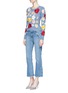 Figure View - Click To Enlarge - ALICE & OLIVIA - 'Lucca' floral embroidered sweater