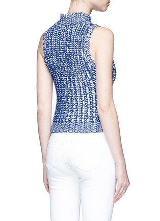 Back View - Click To Enlarge - ALICE & OLIVIA - 'Tomi' chunky knit sleeveless sweater