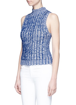 Front View - Click To Enlarge - ALICE & OLIVIA - 'Tomi' chunky knit sleeveless sweater