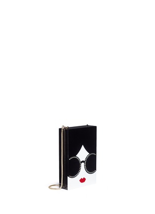 Detail View - Click To Enlarge - ALICE & OLIVIA - 'Light Up Stace Face' box phone clutch