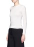 Detail View - Click To Enlarge - ALICE & OLIVIA - 'Era' embellished collar wool sweater