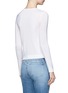 Back View - Click To Enlarge - ALICE & OLIVIA - 'Peekaboo' sequin Stace face wool sweater