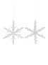 Main View - Click To Enlarge - SHISHI - Glitter snowflake Christmas ornament