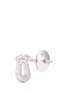 Detail View - Click To Enlarge - FRED - 'Force 10' diamond 18k white gold stud earrings