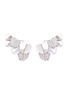Main View - Click To Enlarge - FRED - 'Une Ile d'Or diamond 18k white gold earrings