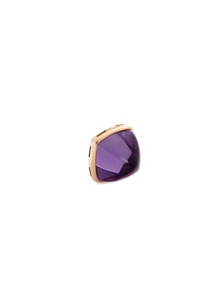 Main View - Click To Enlarge - FRED - 'Pain de sucre' amethyst 18k rose gold pyramid medium charm