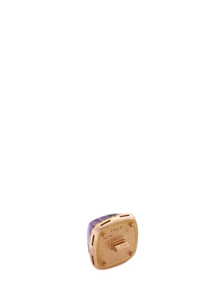 Figure View - Click To Enlarge - FRED - 'Pain de sucre' amethyst 18k rose gold pyramid medium charm