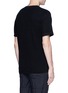 Back View - Click To Enlarge - T BY ALEXANDER WANG - Waffle knit short sleeve sweater