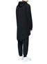 Back View - Click To Enlarge - T BY ALEXANDER WANG - Dip hem hooded jersey parka